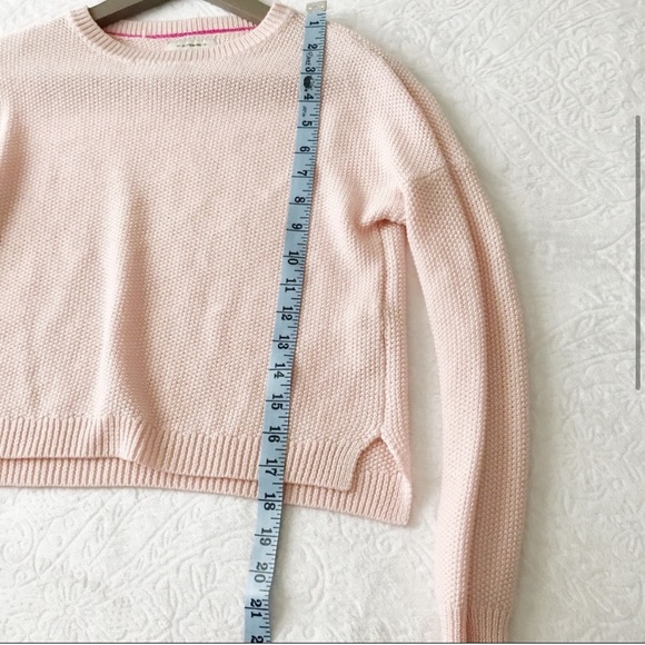 Light Pink Cropped Sweater - Picture 3 of 6